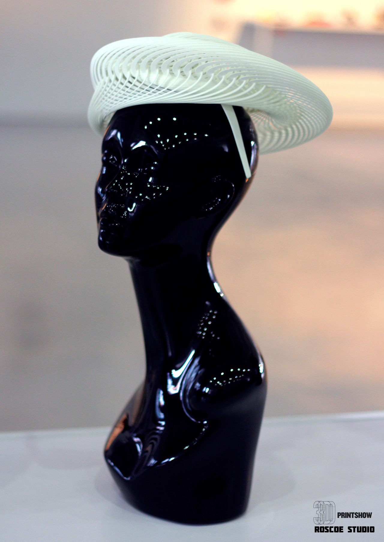beautiful 3d printed hat fashion