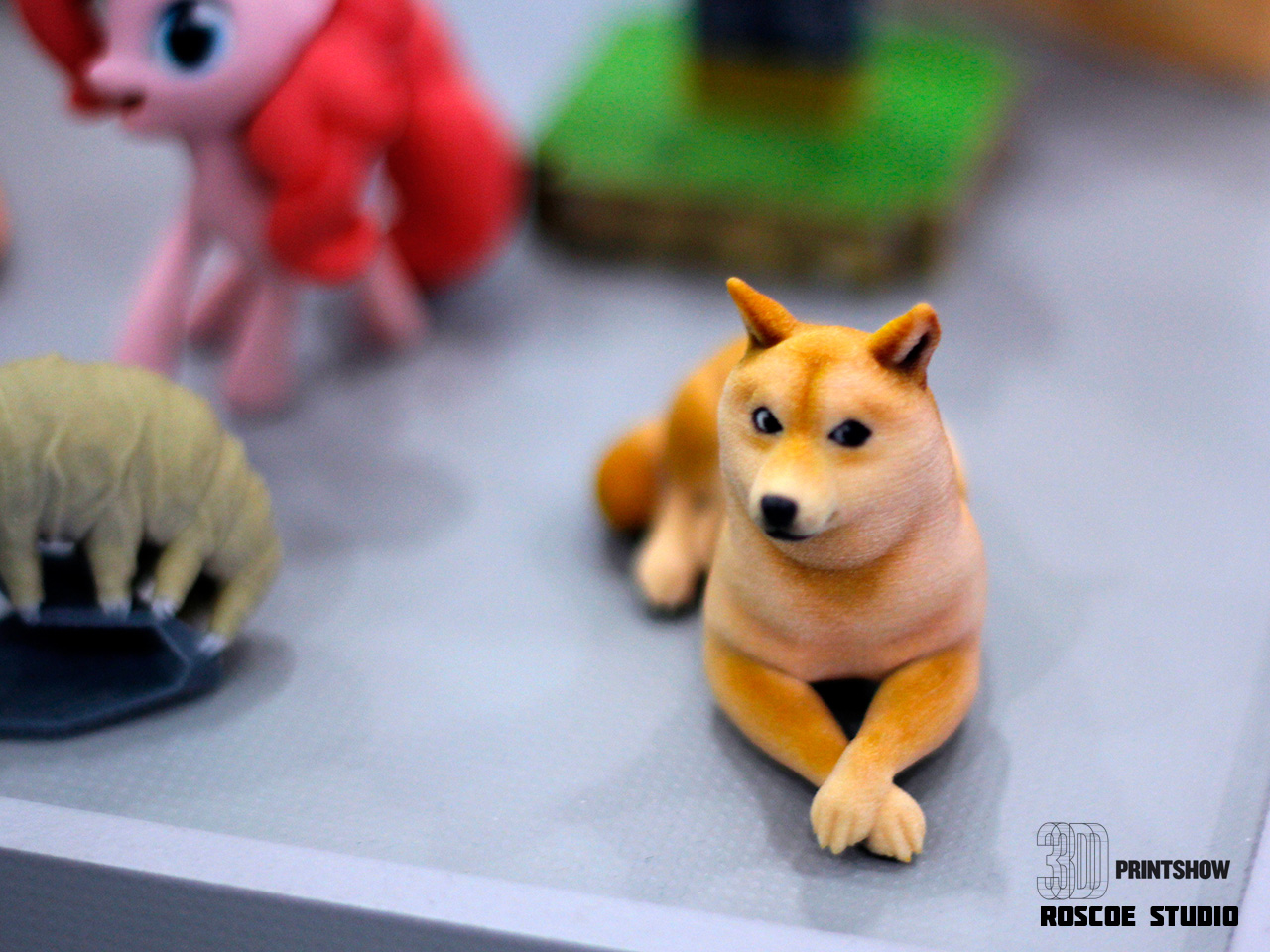 doge figure 3d printed