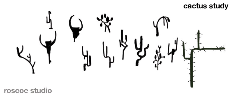 art cactus drawings